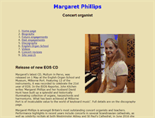Tablet Screenshot of margaretphillips.org.uk